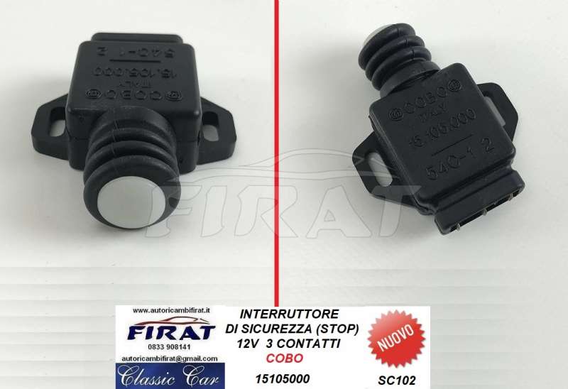 INTERRUTTORE DI SICUREZZA 12V 3 CONTATTI (15105000)